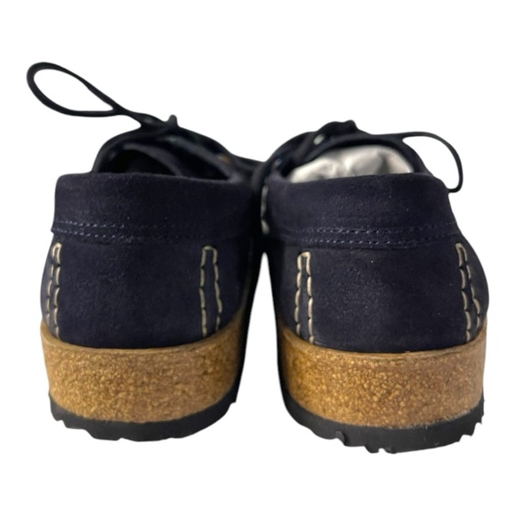 Birkenstock Edson Suede Leather Shoes - Night Blue - EU 42 / US 11-11.5 - Picture 2 of 6